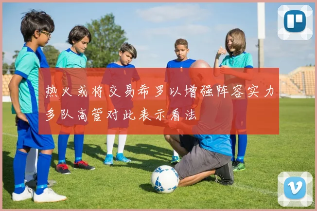 热火或将交易希罗以增强阵容实力多队高管对此表示看法